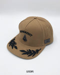 Khaki Captain BKT Snapback Cap - C0618