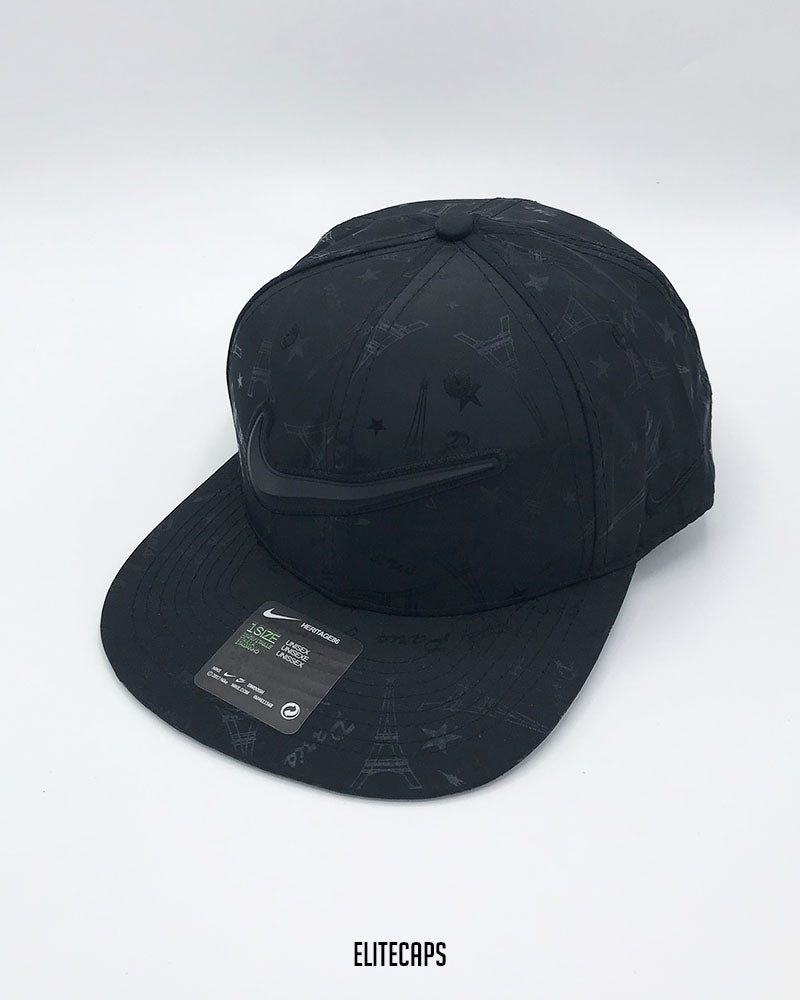 NKE Signature Black Snapback Cap - C05357