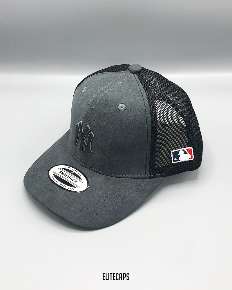 MLB Charcoal Grey NY Trucker Cap - C0405