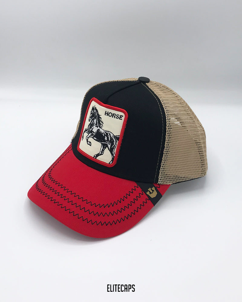 Multi-Color Horse Trucker Cap - C0312