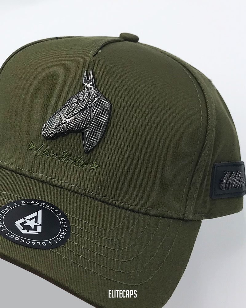 Classic Horse Green BKT Cap - C0583
