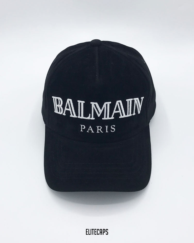 Luxury Velvet Black BAL-PARIS Cap - C0530