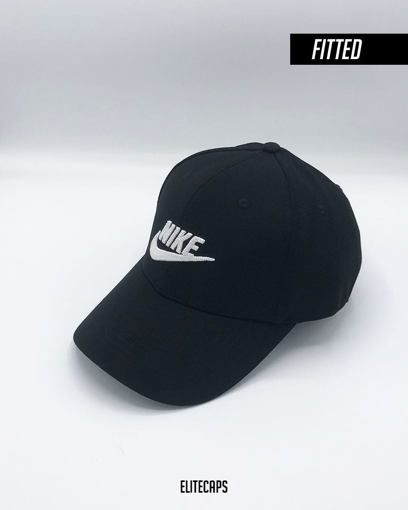 Black NKE Fitted Cap- C0371
