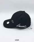 Black LACOSTTE Signature Cap - C0585