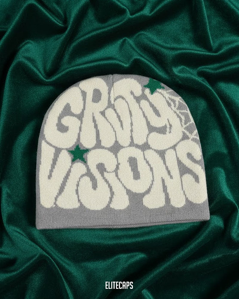 Grey Vision Soft Beanie - B0145
