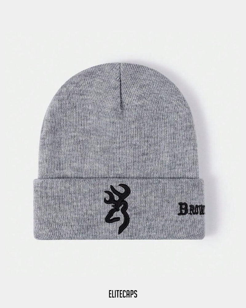 Grey Gothic Soft Beanie - B0148
