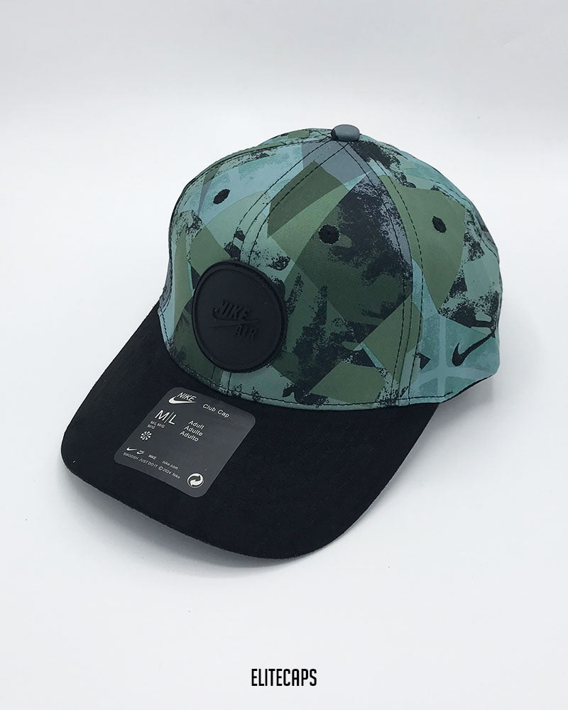 NIIKE Green Two-Tone Baseball Cap - C0565