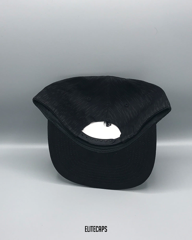 NKE JET Black Textured Air Snapback Cap - C0416