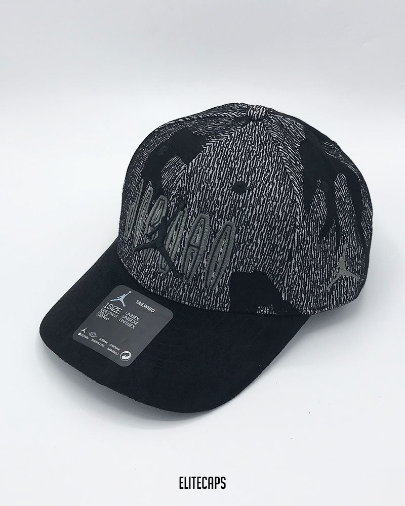 Black & White Classic JORDAN Baseball Cap - C0535