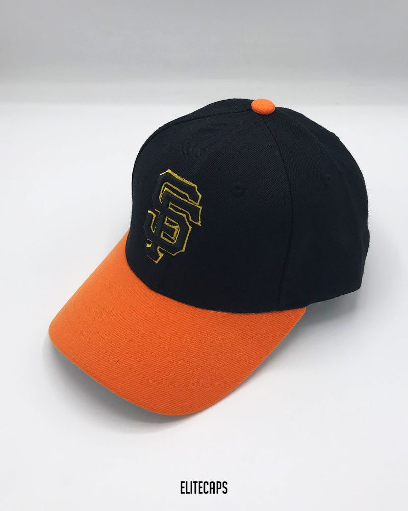 SF Black & Orange MLB Baseball Cap - C0448