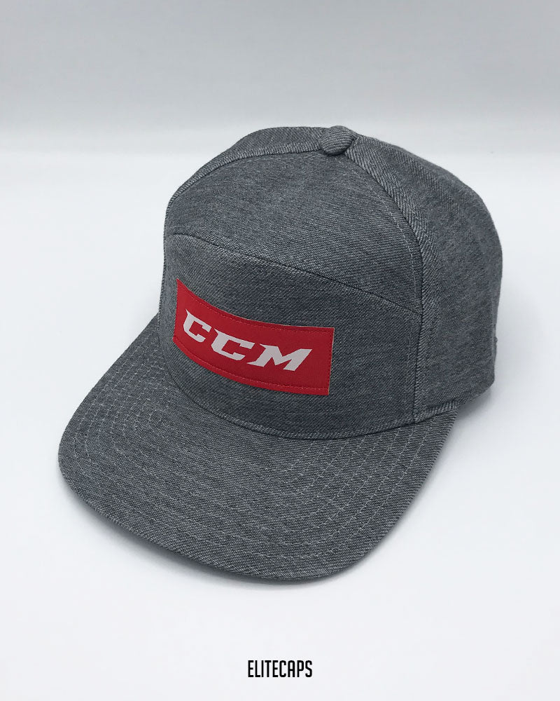Premium CCM Grey Snapback Cap - C0458