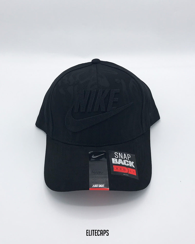 NKE Black Camo Baseball Cap - C0329