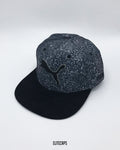 Grey Two-Tone PMA Snapback Cap - C0559
