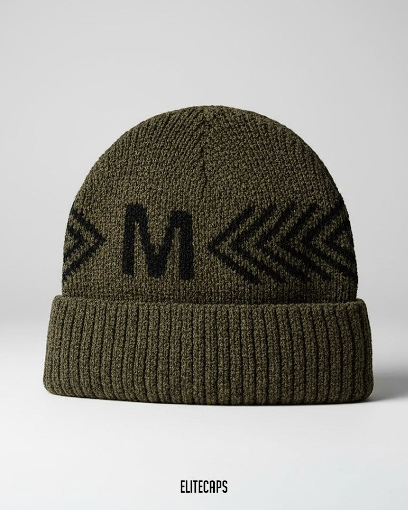 Velvet Brown Soft Knitted Beanie - B0140