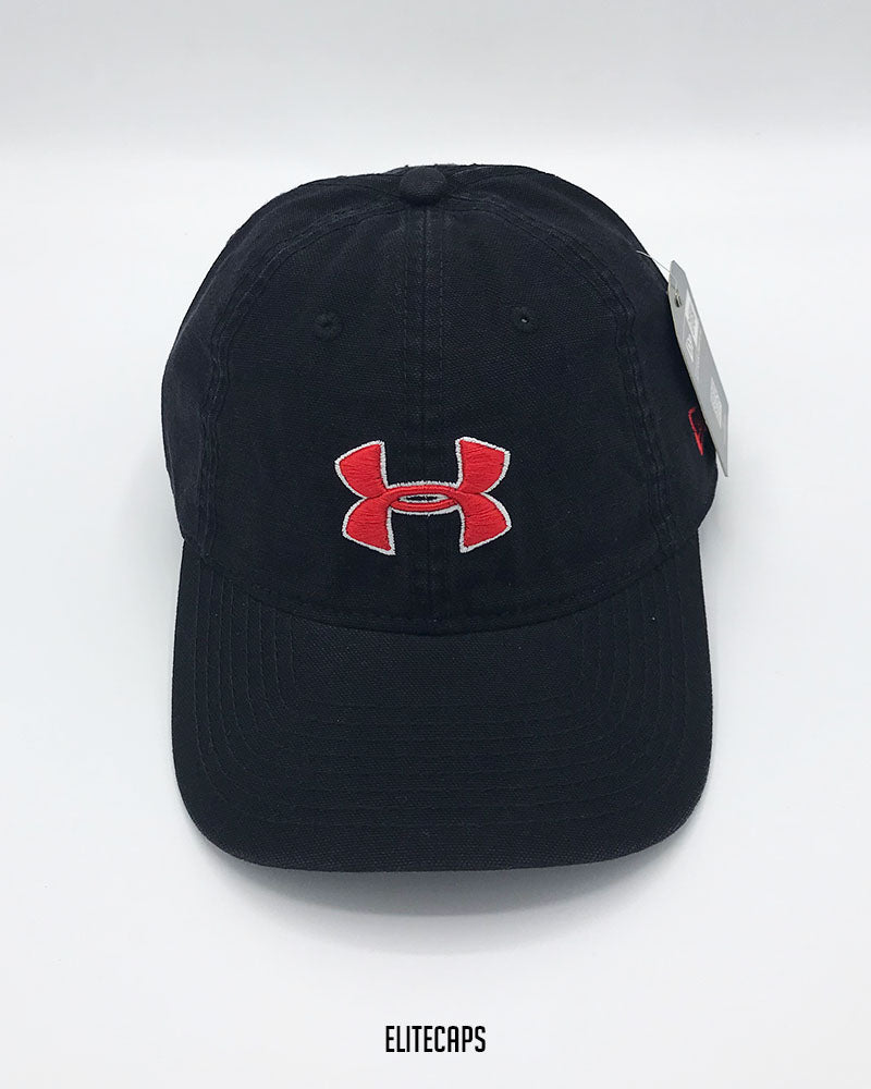 New Era UA Casual Classic Black Strapback Cap - C0482