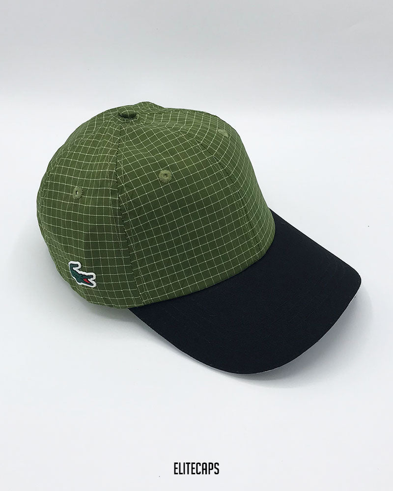 LACOSTTE Green Two-Tone Signature Cap - C0602