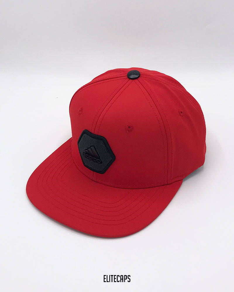ADIDS Contrast Red Snapback Cap - C0488 (Minor Logo Defect)