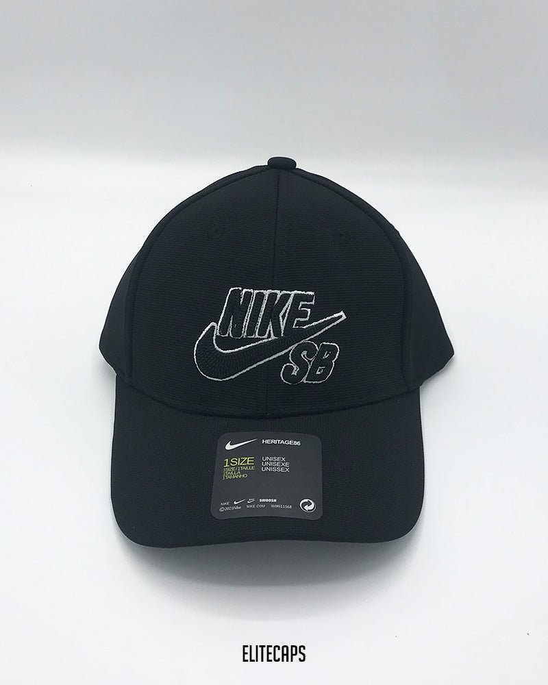 Black NK SB Heritage Cap - C0314