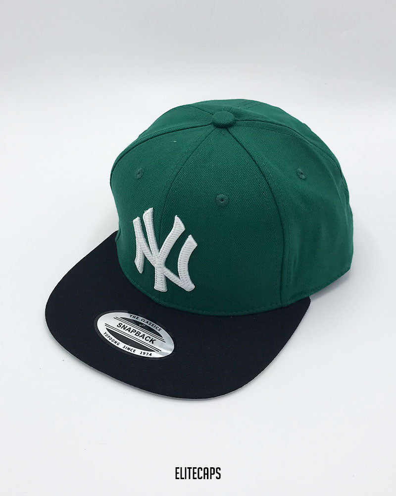 NY Yankees Green Snapback Cap - C0531