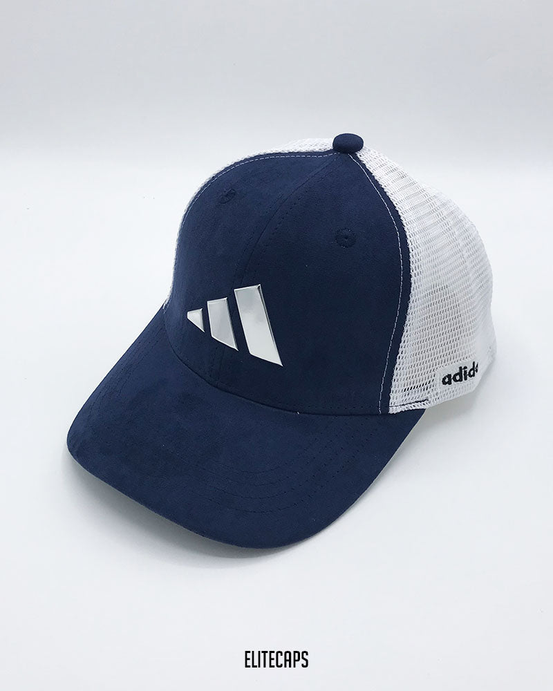 ADIDS Classic Blue Suede Trucker Cap - C0605