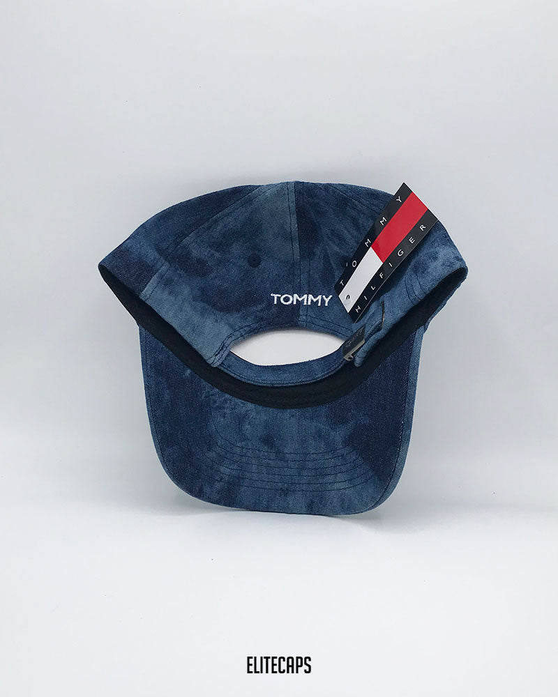 TH Blue Tie-Dye Denim Cap - C0350