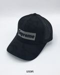 Supreme Black Camo Embroidered Trucker Cap - C0608