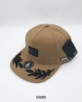 Khaki Captain BKT Snapback Cap - C0479
