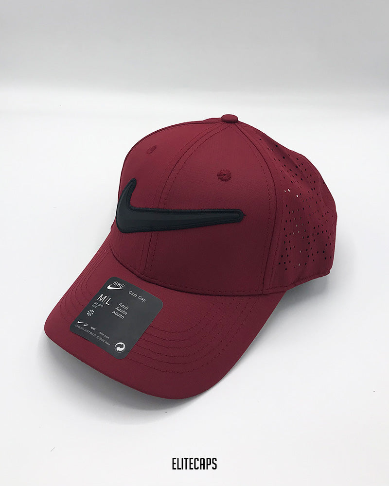 Maroon NK Perf Club Cap - C0315