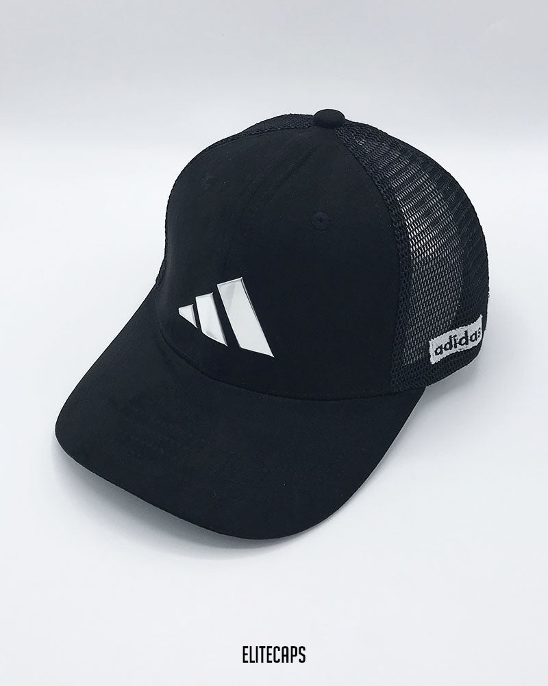 ADIDS Classic Black Suede Trucker Cap - C0612