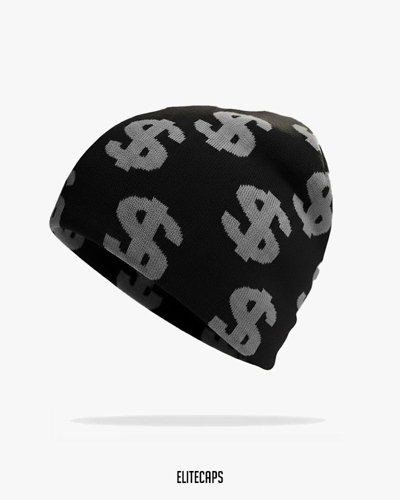 Dollar Black Soft Beanie - B0142