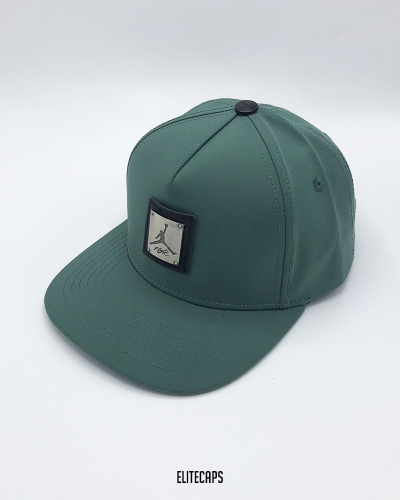 NKE Classic Green Snapback Cap - C0551 (Minor Defected)