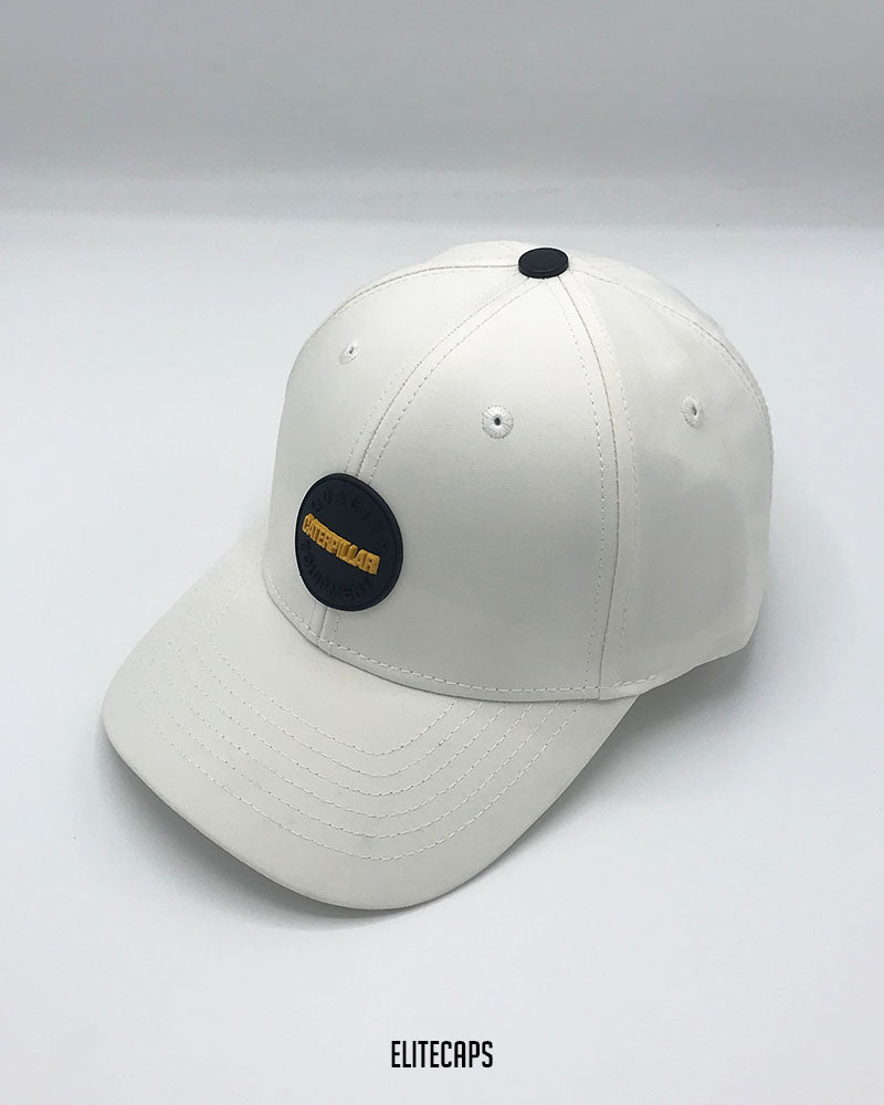 CAT Premium White Baseball Cap - C0462