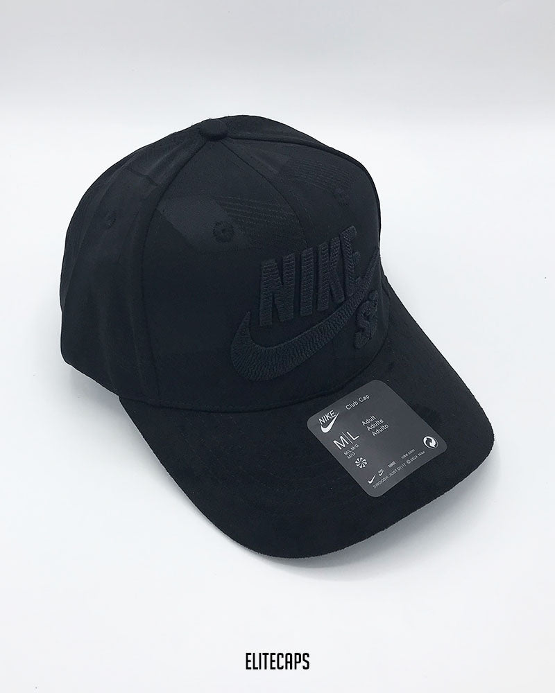 NKE Jet Black Camo Baseball Cap - C0604
