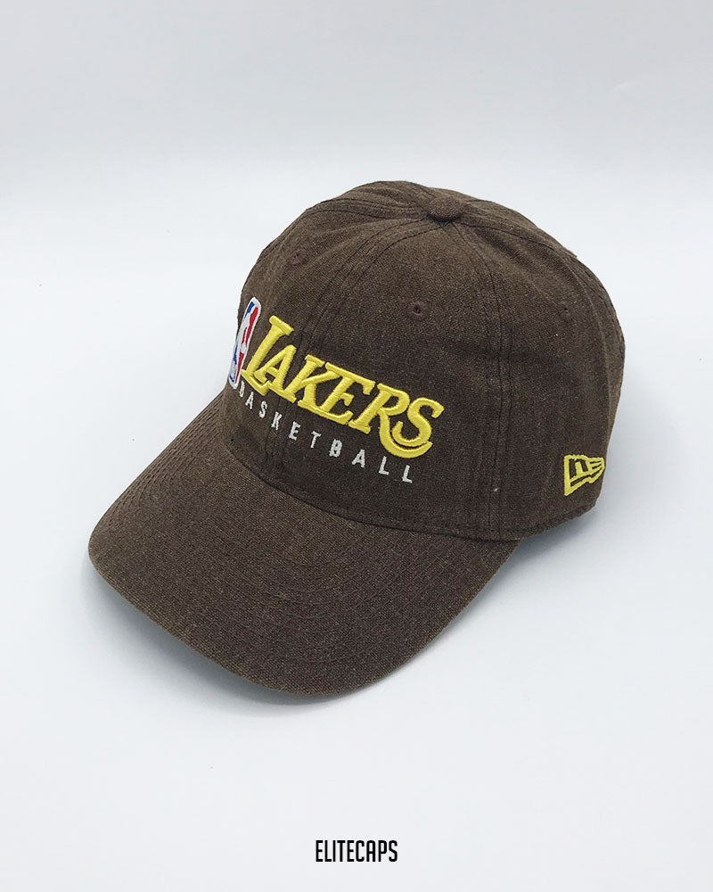 NEW ERA Lakers Brown Strapback Cap - C0570