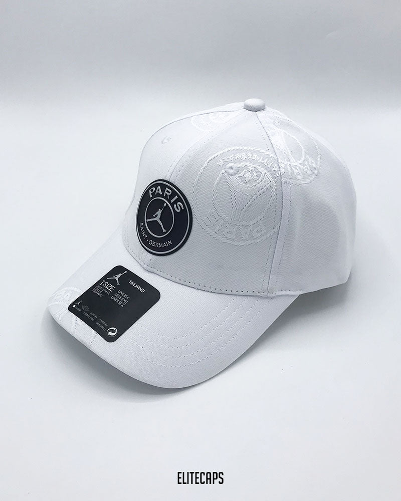 Jordan PARIS White Pattern Baseball Cap - C0626