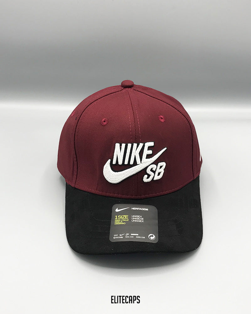 NK SB Burgundy Baseball Cap - C0380