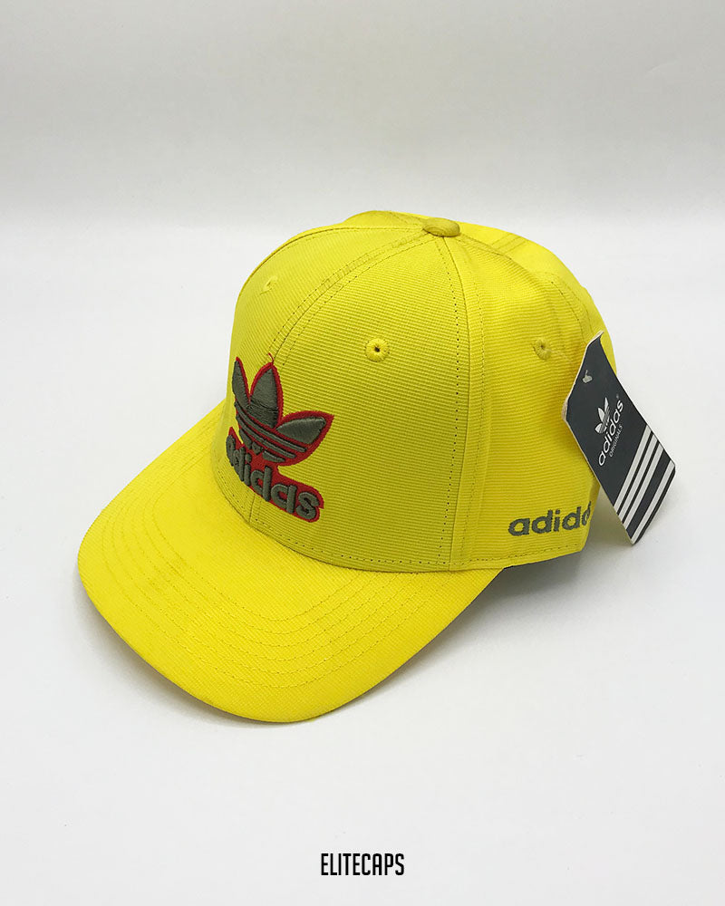 ADIDS Contrast Yellow Sport Baseball Cap - C0483 (Minor Logo Defect)