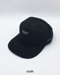TOMMY HlLFIGER Black Embroidered Snapback Cap - C0632