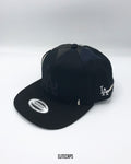 Black LA Camo Snapback Cap - C0318