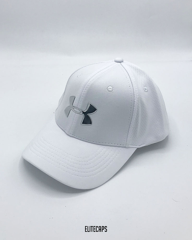 Premium White UA Baseball Cap - C0349