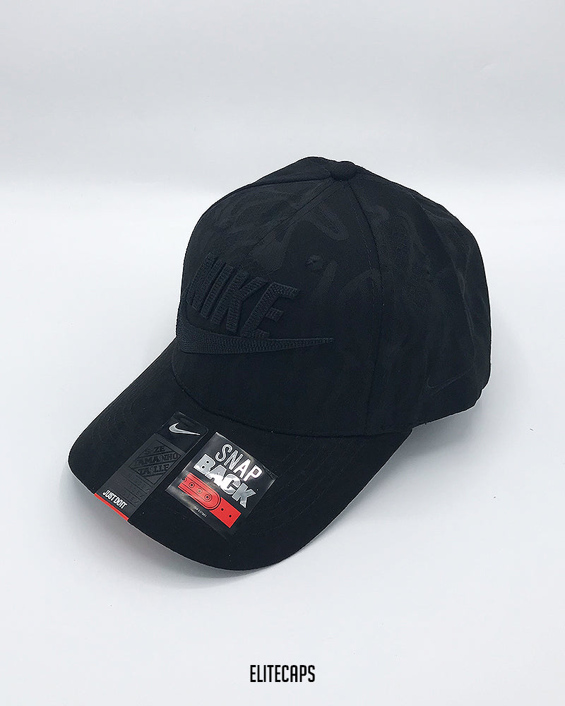 NKE Black Camo Baseball Cap - C0329