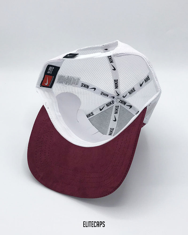 Maroon NKE Heritage Trucker Cap - C0476