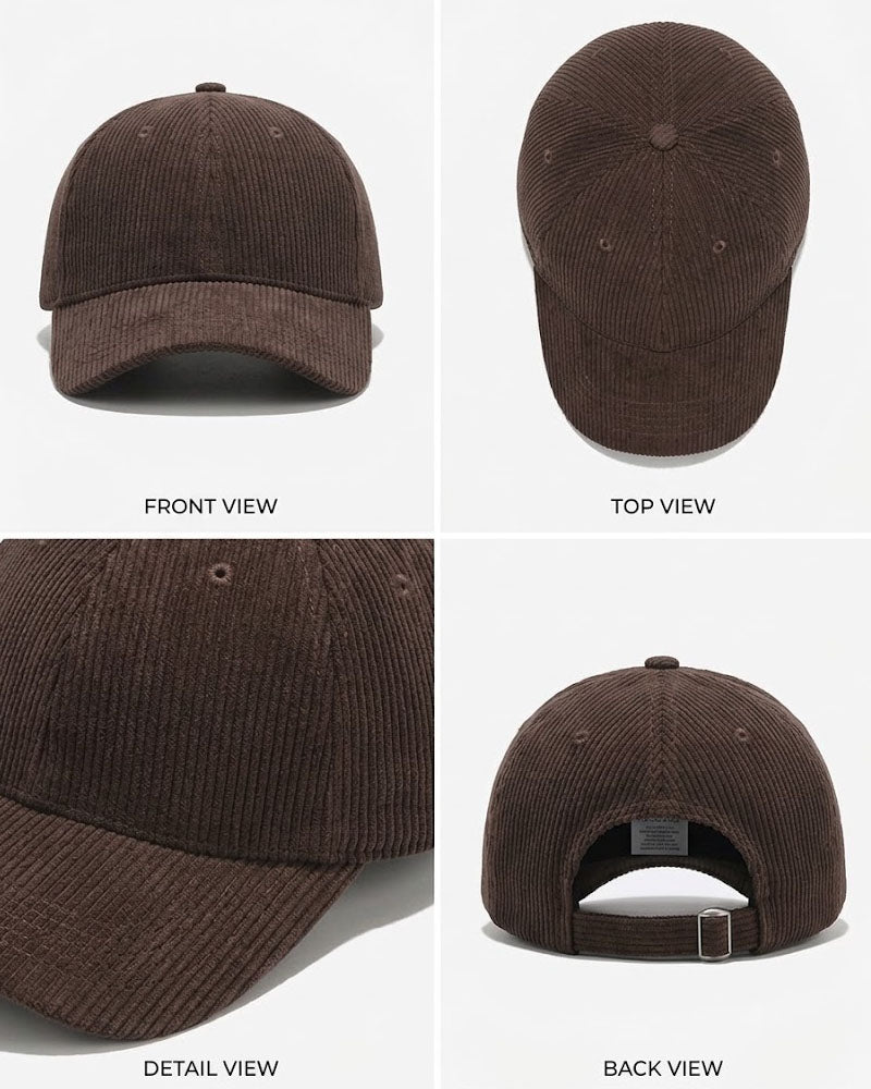 Corduroy Versatile Baseball Cap - C0146