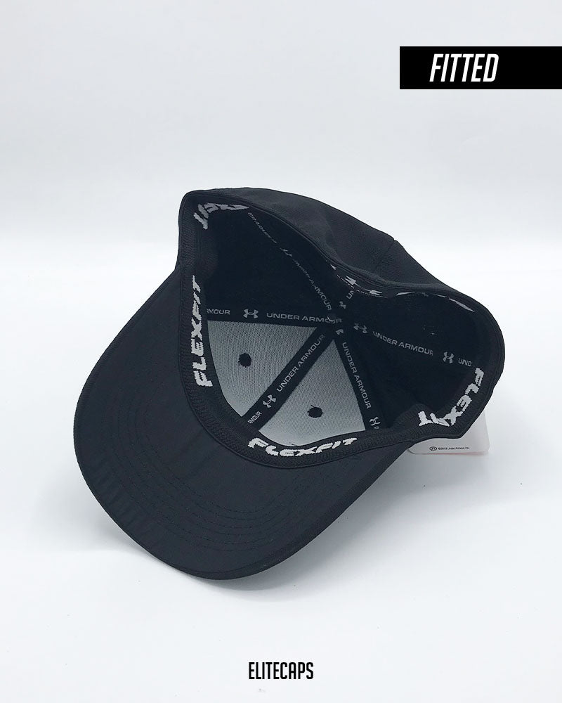 Jet Black UA Fitted Cap - C0340