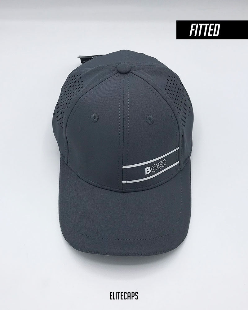 Classis Grey BOSS Fitted Cap - C0431
