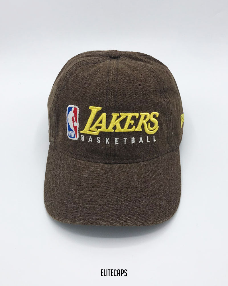 NEW ERA Lakers Brown Strapback Cap - C0570