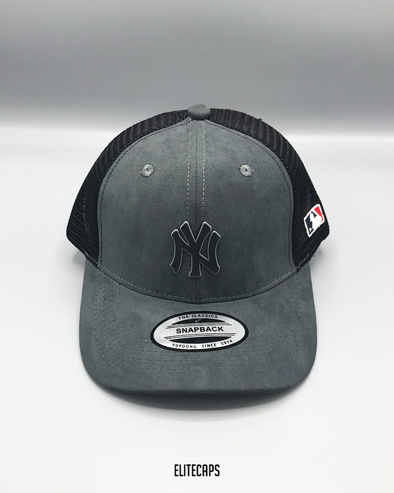 MLB Charcoal Grey NY Trucker Cap - C0405