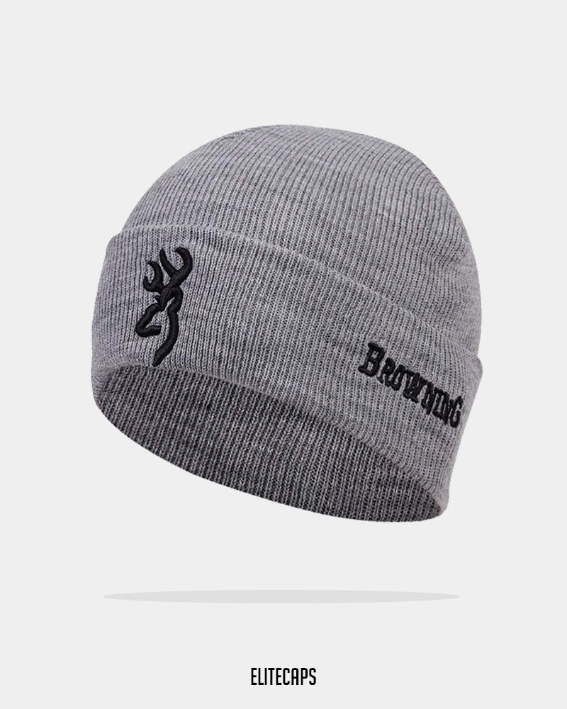 Grey Gothic Soft Beanie - B0148