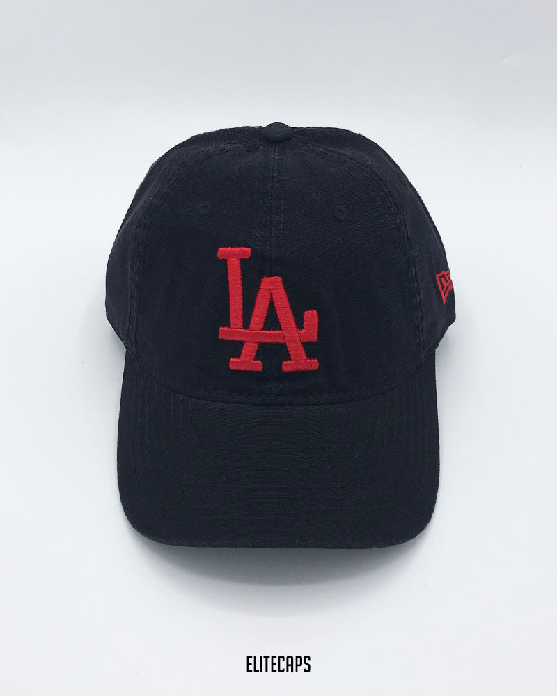 New Era LA Casual Classic Black Strapback Cap - C0573