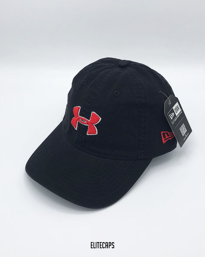 New Era UA Casual Classic Black Strapback Cap - C0482